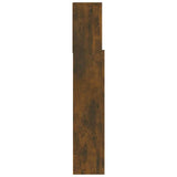 817246 Headboard Cabinet Smoked Oak 120x19x103,5 cm