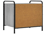 Bedside Cabinet Grey Sonoma 48 x 36.5 x 60 cm Engineered Wood 8013536