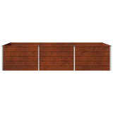 Raised Garden Bed Rusty 240 x 80 x 55 cm corton 8006413