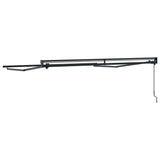 Awning Frame Retractable Manual Anthracite 3 x 2.5 m 42002526