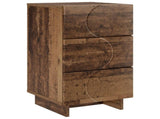 Bedside Cabinet Old Wood 33.5 x 34.5 x 60 cm Engineered Wood 8011437