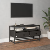 TV Cabinet Black 80x35x45 cm Engineered Wood 826310