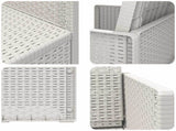 Garden Dining Chairs 2 pcs White PP 899963
