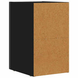 Bedside Table ELST Black 29.5 x 33.5 x 50 cm Engineered Wood 891226