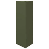 Garden Planters 2 pcs Olive Green Triangular 30x26x75 cm Steel 851150
