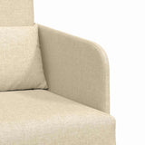 Sofa Bed Cream 65 x 80 x 83 cm Fabric 4106643