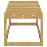 Outdoor Stool Bench White 115 x 43 x 37 cm Solid Acacia Wood 901673