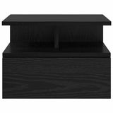 Floating Nightstand with Drawer 2 pcs Black Oak 40 x 31 x 28 cm 871757