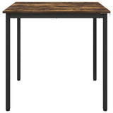 Dining Tables 80 x 80 x 75 cm Engineered Wood Smoked Oak Square 892628