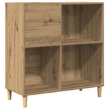 Record Cabinet Artisan Oak 84.5x38x89 cm Engineered Wood 857172