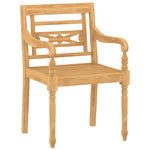 ZNTS 4 Piece Garden Lounge Set Solid Teak Wood 3087051
