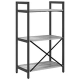 Bookshelf Grey Sonoma 56 x 34 x 96 cm Engineered Wood 883877
