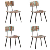Dining Chairs 4 pcs Solid Reclaimed Wood 3056368