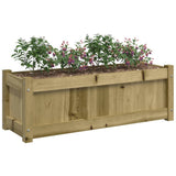 Garden Planter 90x31x31 cm Impregnated Wood Pine 837457
