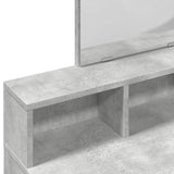 Dressing Table with Mirror Concrete Grey 80x41x144.5 cm 848174