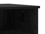 Bed Cabinet Black Oak 40 x 35 x 50 cm Engineered Wood 8004339