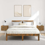 Bedside Cabinets 2 pcs Smoked Oak 40x30x30 cm Engineered Wood 815412