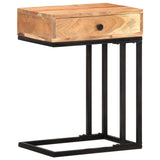 U-Shaped Side Table 45x30x61cm Solid Acacia Wood 289090