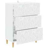 Drawer Cabinet White 66 x 34.5 x 90 cm Engineered Wood 895065