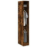 Wardrobe Smoked Oak 30x50x200 cm Engineered Wood 3307778