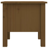 ZNTS Side Tables 2 pcs Honey Brown 40x40x39 cm Solid Wood Pine 813791