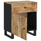 Bedside Cabinet 50x33x60 cm Solid Wood Mango&Engineered Wood 350656