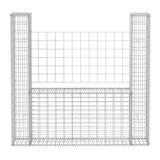 Gabion Basket U-Shape Galvanised Steel 160x20x150 cm 142545