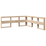 ZNTS Bookcase Bed without Mattress 180x200cm Solid Wood Pine 3324490