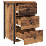 Bedside Cabinet Brown 40 x 36 x 60 cm Solid Reclaim Wood 871257