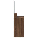 Dressing Table Brown Oak 79 x 41 x 140 cm Engineered Wood 865142