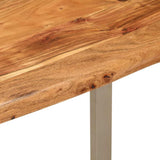 Dining Table 110x50x76 cm Solid Wood Acacia 350293