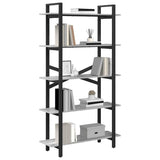 Bookshelf Grey Sonoma 100 x 33.5 x 178 cm Engineered Wood 883937