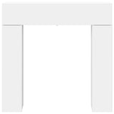 Fireplace Surround White 102 x 18 x 100.5 cm Engineered Wood 8006598
