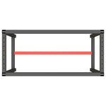 Work Bench Frame Matte Black and Matte Red 110x50x79 cm Metal 151450
