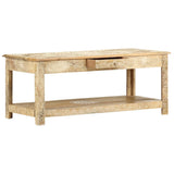 Coffee Table 110x50x45 cm Hand Painted Solid Mango Wood 286146