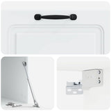 Wall-Mounted TV Cabinet White 78.5 x 41 x 30 cm Engineered Wood 899365