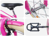 Kids Bike 24'' for 8-12 Years Old Dark Pink 42009703