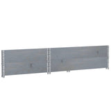 Garden Planter Grey 120x80 cm Solid Wood Pine 3295849
