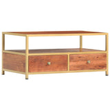 Coffee Table 90x50x40 cm Solid Acacia Wood 286187