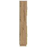Bathroom Cabinet with Open Shelf HOORN Artisan Oak 897264