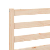 Bed Frame Natural 208.5 x 157.5 x 69.5 cm Solid Pine Wood 900320