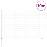 Fence and Post Silver 1.6 x 10 m Steel 3336183