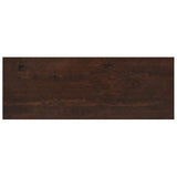 Window Sills 2 pcs Dark Brown 120 x 40 x 2 cm Solid Beech Wood 42048324