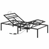 Electric Adjustable Bed Frame Black 200 x 70 x 33.5 cm Steel 42037356