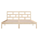 Bed Frame without Mattress Small Double Solid Wood 3101188