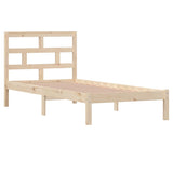 3101203 Bed Frame without Mattress Solid Wood 90x200 cm