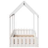 Kids' House Bed Frame without Mattress White 90x200 cm 850687