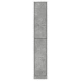 Apothecary Cabinet Concrete Grey 30x41x174.5 cm Engineered Wood 3309630