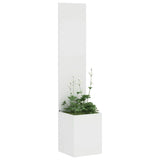 Garden Privacy Screen White 32 x 150 cm Cold-rolled steel 876372