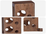 Rack Brown 20 x 25 x 100 cm Solid Mahogany Wood 42012371